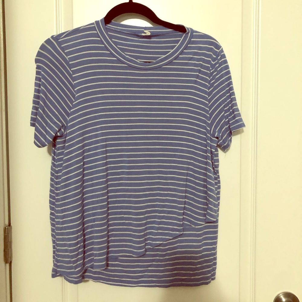 Nursing shirt with easy access